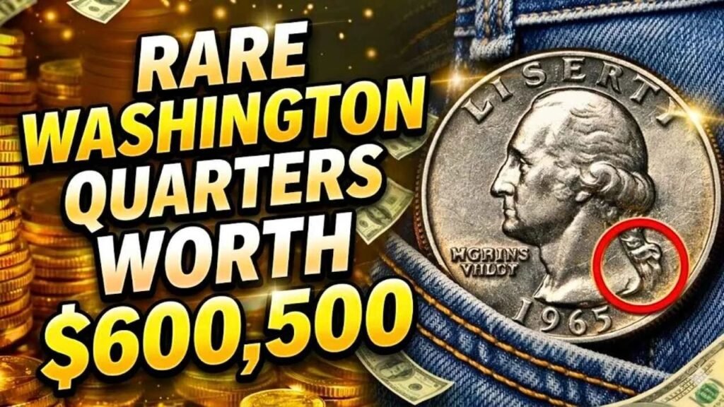 Rare Washington Quarters Worth $600,500: How One Tiny Mint Error Could Make You Rich